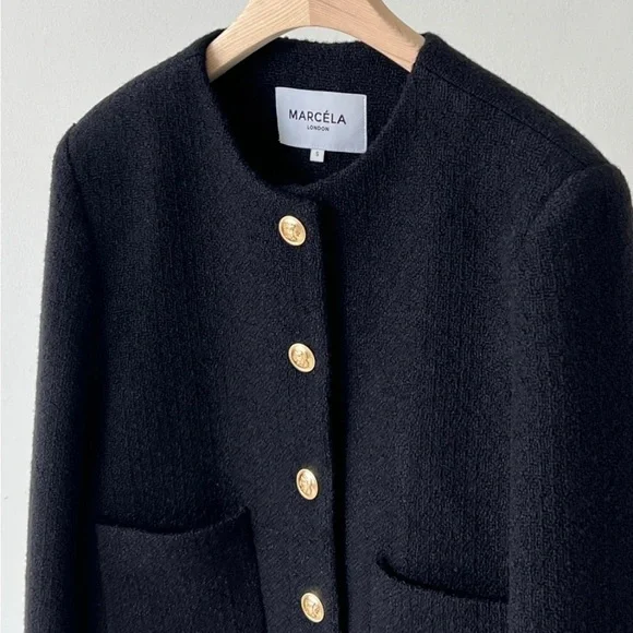 Marcela London Premium Wool Tweed Jacket - Picture 2 of 7